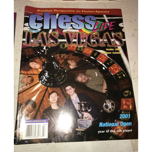 Vintage Bundle Of 4 Collectible Chess Life Magazines (July, Oct, Nov, Dec 2001) - A+ Stuff