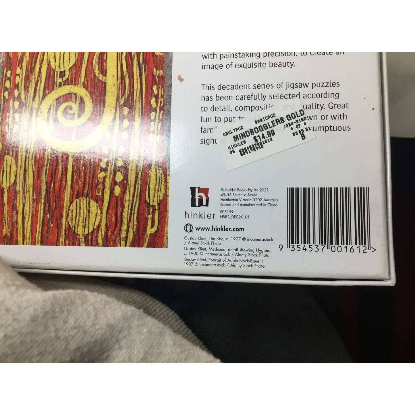 1500 Piece Jigsaw Puzzle - KLIMT COLLECTION - A+ Stuff - Games - A+ Stuff