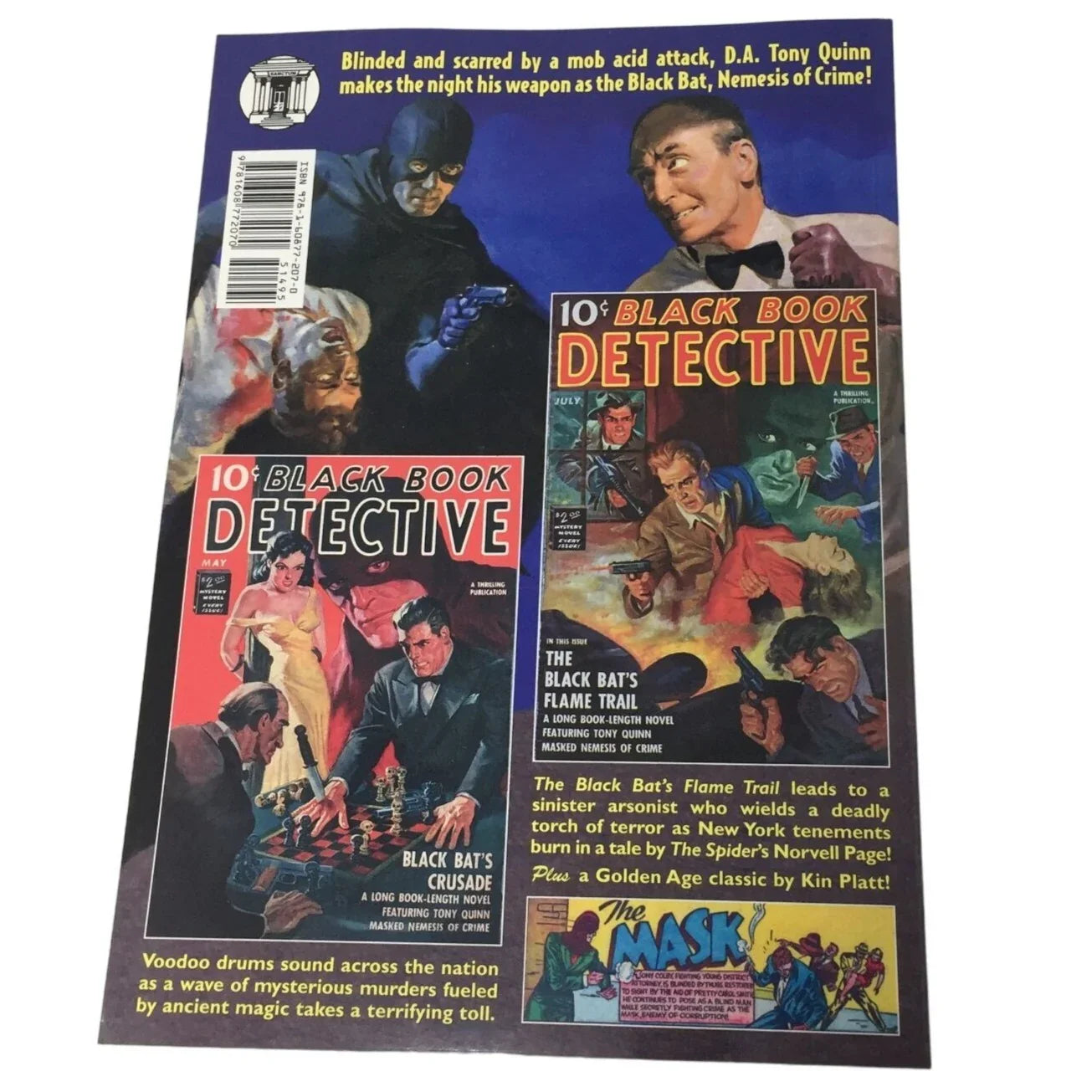 The Black Bat #4 - The Black Bat's Crusade Trail & The Back Bat's Flame Trail - Classic Pulp - A+ Stuff