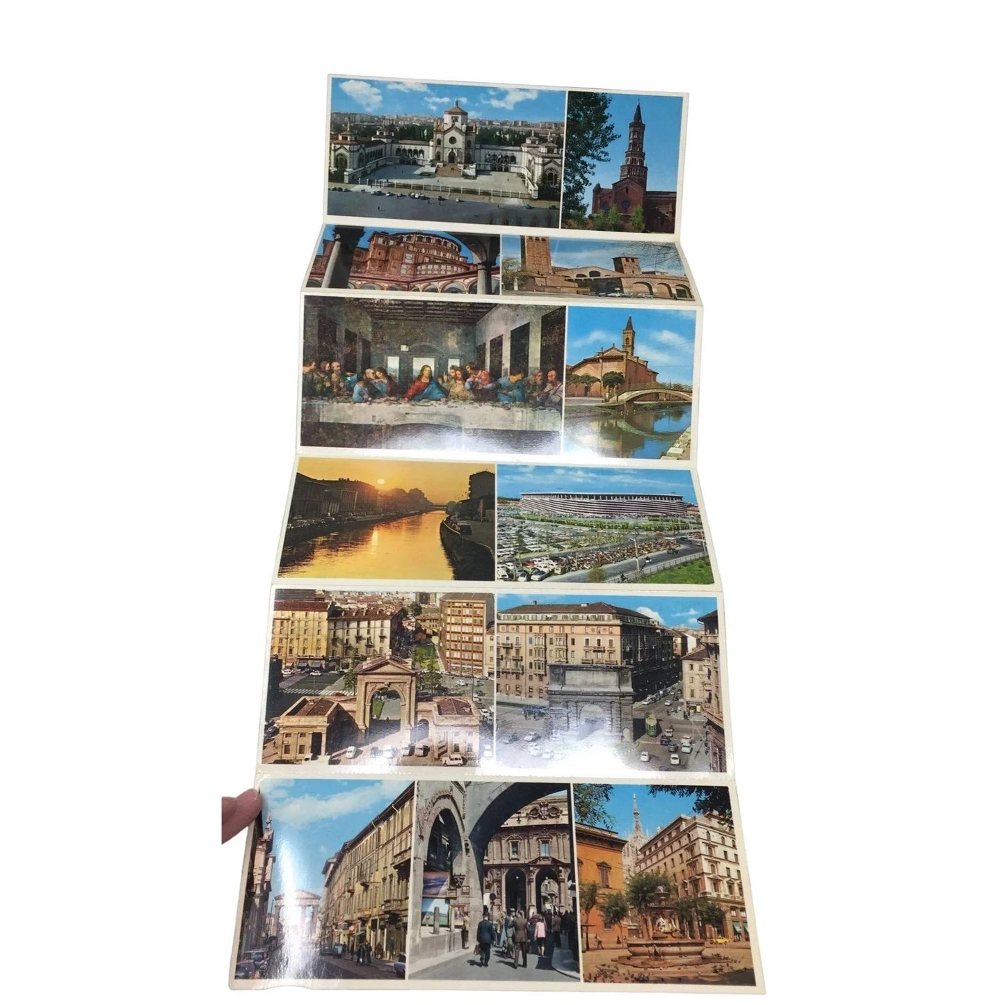 Milano Italy 36 Vedute- View- Ansichten- Vieu- Book of Postcards A+ Stuff A+ Stuff