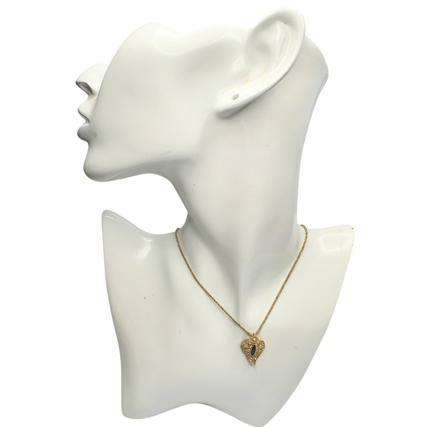 Christian Dior Germany Vintage Gold-Plated Leaf Necklace