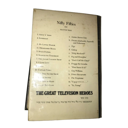 The Great Television Heroes Hardcover Book by Donald F Glut/Jim Harmon - A+ Stuff