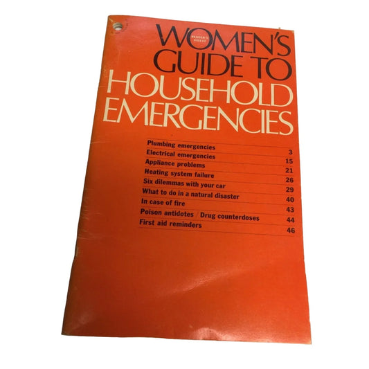 Readers Digest Women's Guide To Household Emergencies Paperback Book - A+ Stuff