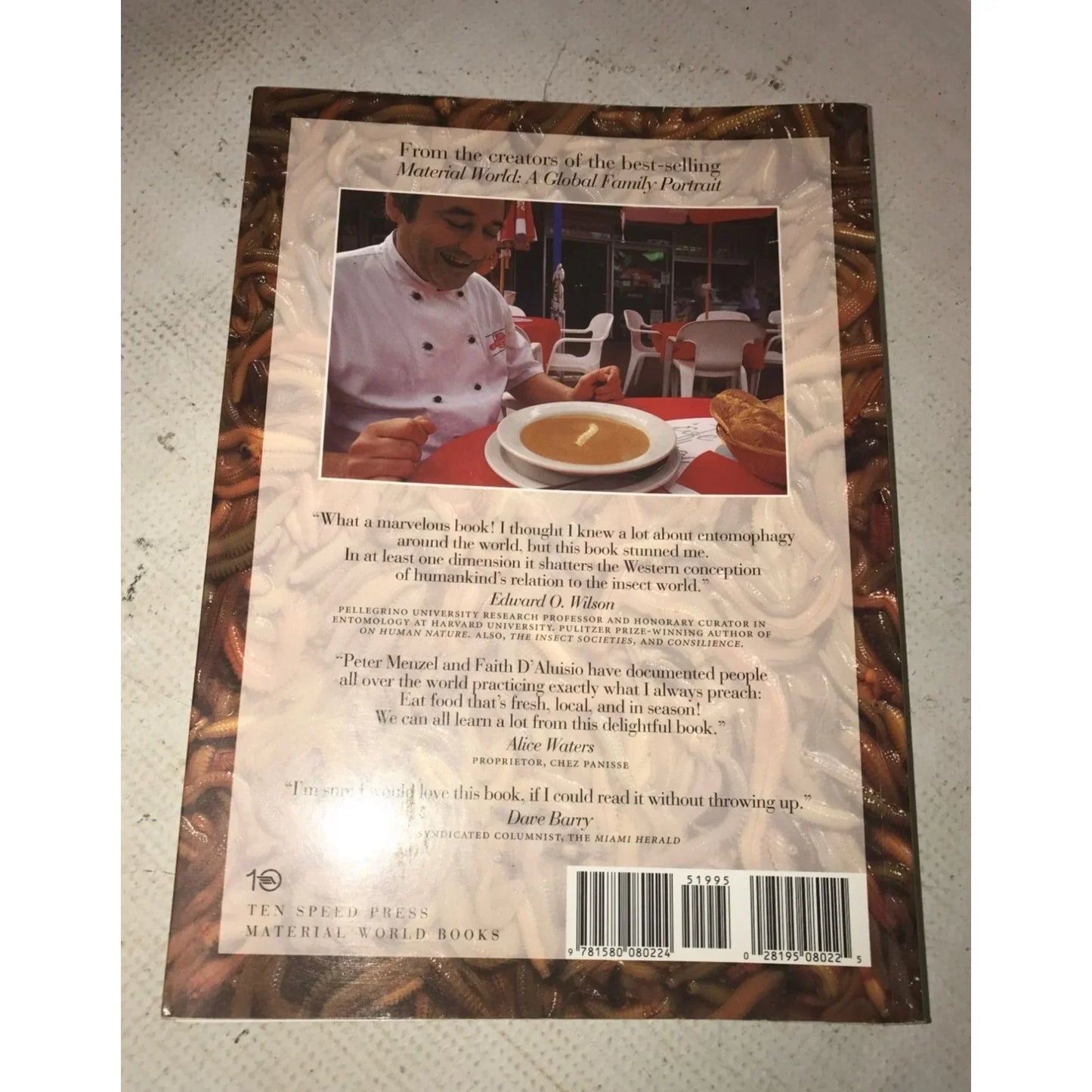 Man Eating Bugs The Art and Science of Eating Insects by Menzel- D'Aluisio - A+ Stuff