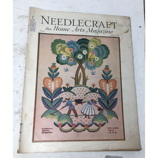 Vintage Collectible Needlecraft the Home Arts Magazine June 1932