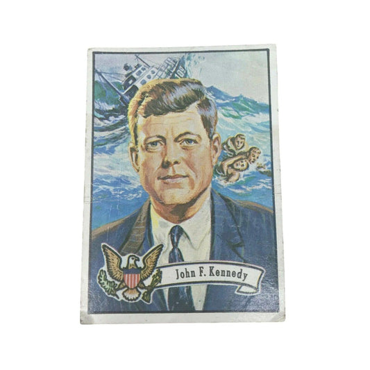 1972 Topps U.S Presidents JOHN F KENNEDY Trading Card 34 - Topps - Collectible Trading Cards - A+ Stuff