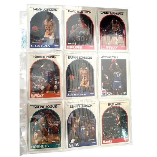 1989 NBA Hoops Basketball Trading Cards Set Featuring Earvin Johnson Patrick Ewing & More - NBA Hoops - A+ Stuff