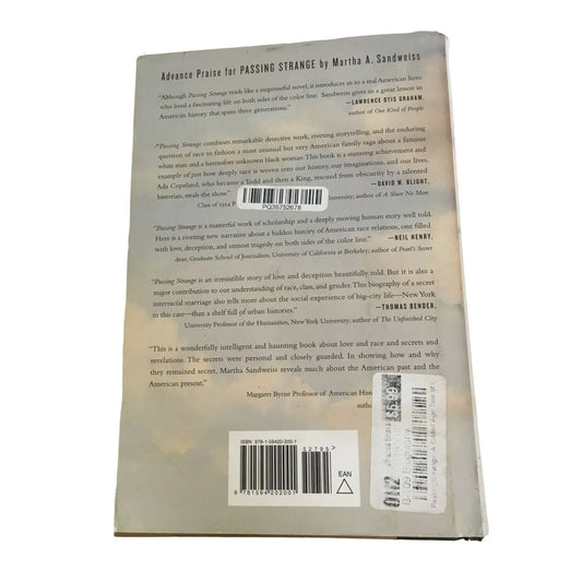 Passing Strange: A Gilded Age Tale of Love and Deception Across the Color Line Book - A+ Stuff