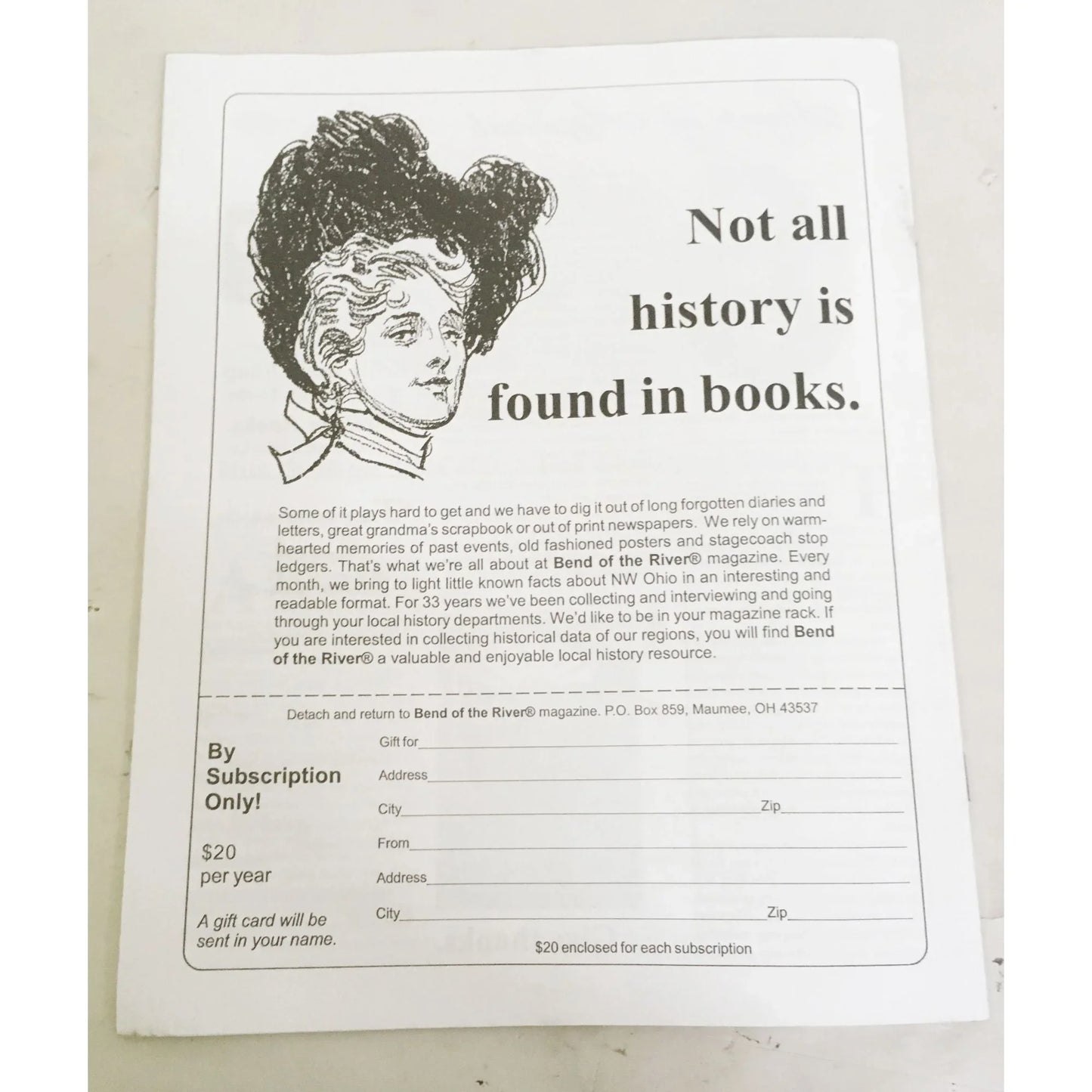 BEND OF THE RIVER Magazine Historic Maumee Valley November 2006 Issue - A+ Stuff