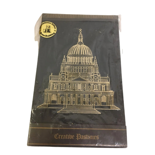 Creative Pastimes St. Pauls Cathedral- 1675 Miniature Rubbing Kit- about 8.5x5 inches - A+ Stuff