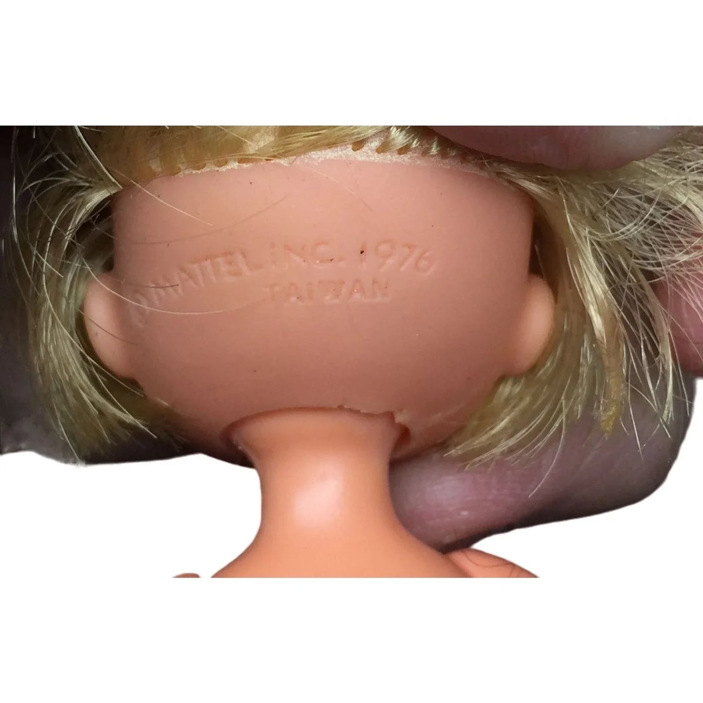 Vintage 1976 Mattel Small Baby Doll- Blonde Hair/Blue Eyes (No clothes) mattel A+ Stuff