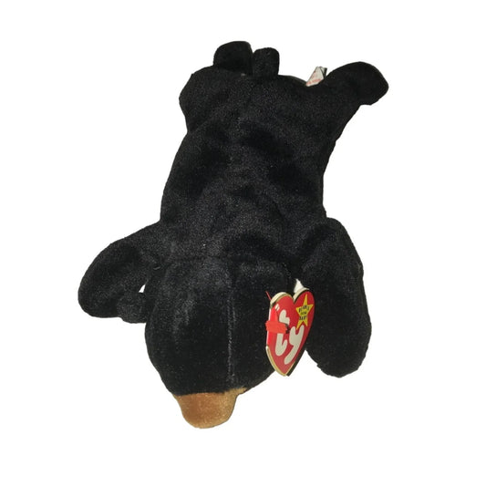 Vintage 1994 TY Beanie Baby Blackie the Bear w/ Tags - A+ Stuff