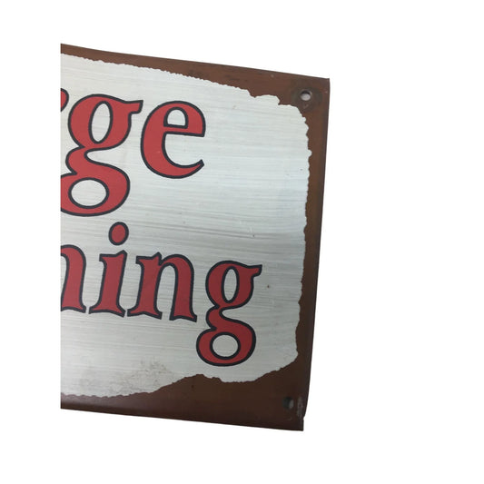 There Will Be A $5.00 Charge for Whining Metal Home Decor Sign- 19.5''x5'' - A+ Stuff