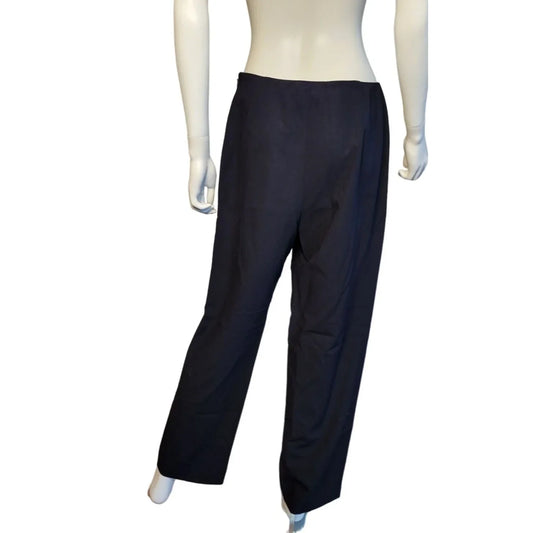 Womens Carlisle Size 8 Navy Blue Pants with Pockets - A+ Stuff
