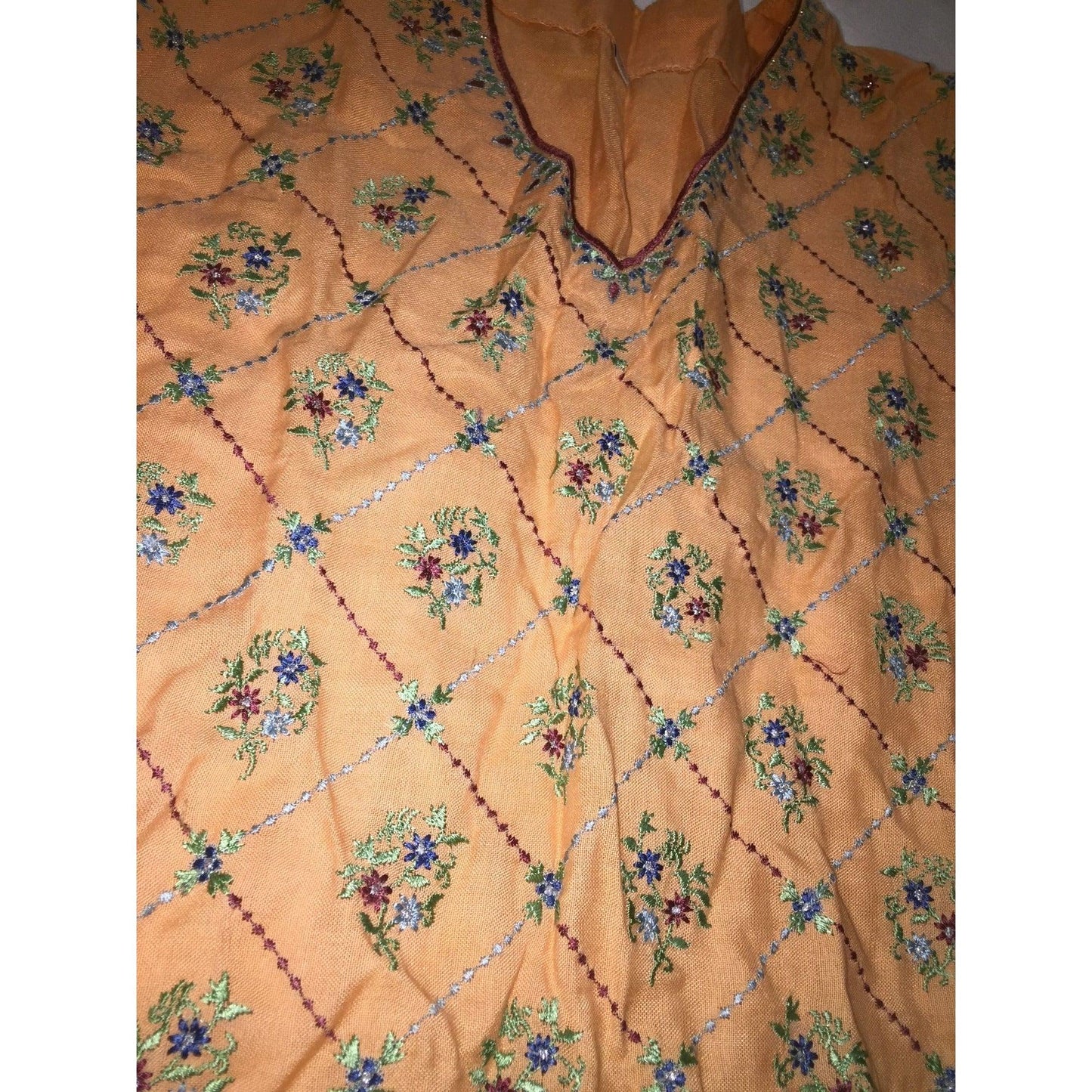 Womens Size Small Outfit (Sleeveless Shirt & Pants) with Floral Pattern - A+ Stuff
