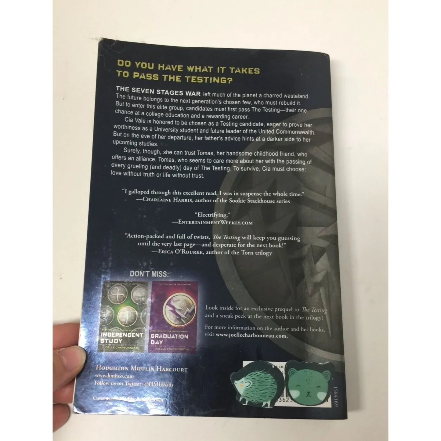 The Testing Paperback book By: Joelle Charbonneau - A+ Stuff