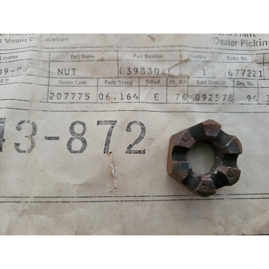 GM General Motors NUT New old Stock AC Delco, gm, general motors A+ Stuff