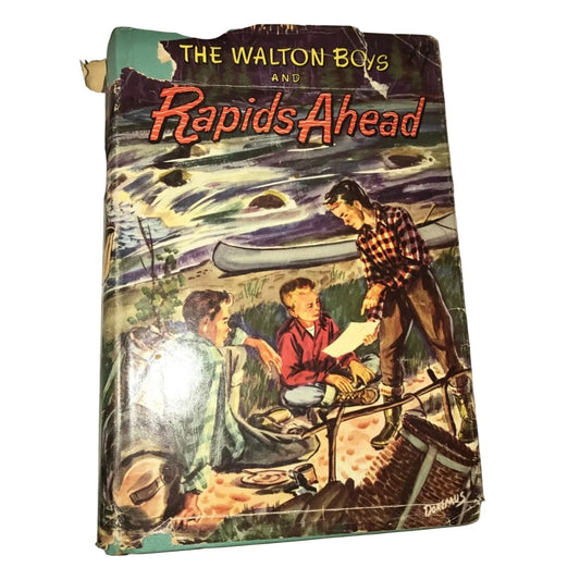 The Walton Boys and Rapids Ahead Hardback Vintage Book - A+ Stuff