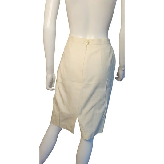 Louis Feraud Women's white Skirt size 10 Louis Feraud A+ Stuff