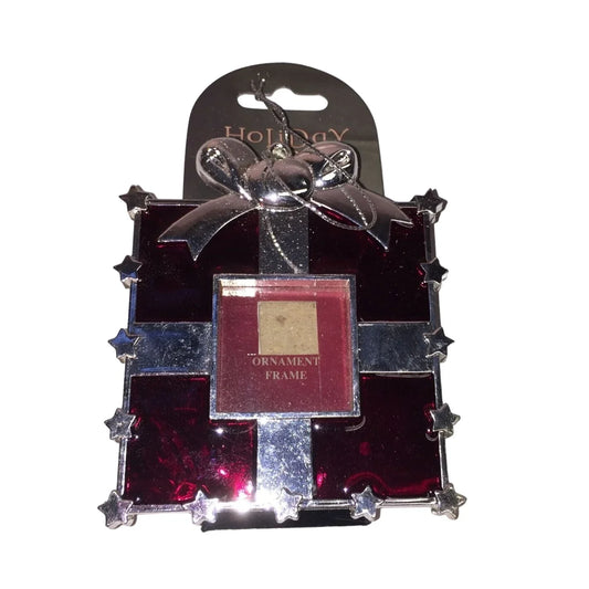 Holiday Time Ornament Picture Frame- New w/ Tags - A+ Stuff