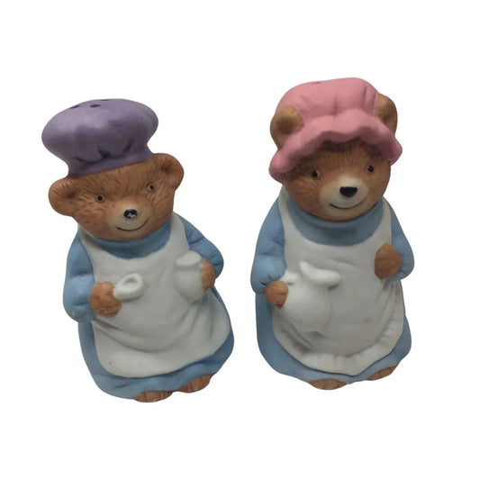 Vintage Mama and Papa Bear Salt and Pepper Shakers - A+ Stuff