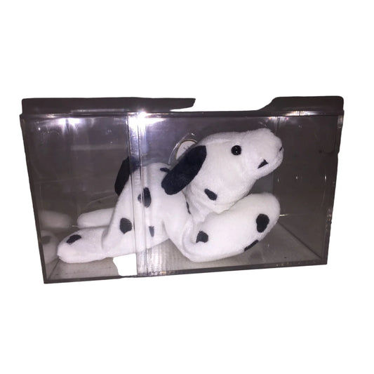 The Beanie Babies Collection TY Plush Dog named "Dotty" - A+ Stuff
