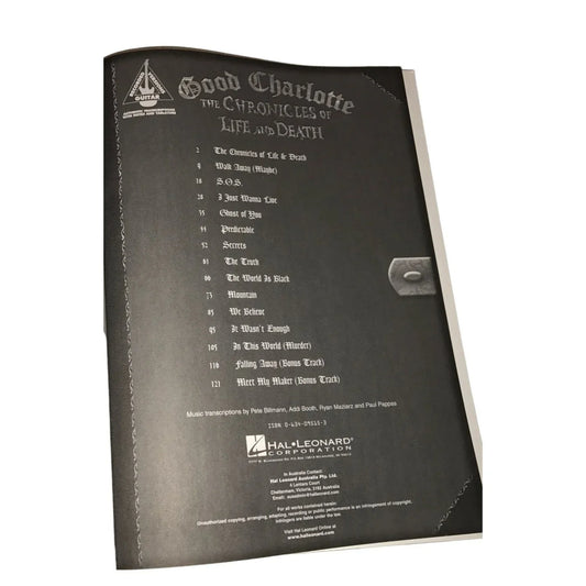 Good Charlotte The Chronicles of Life and Death Vintage Paperback Book - A+ Stuff
