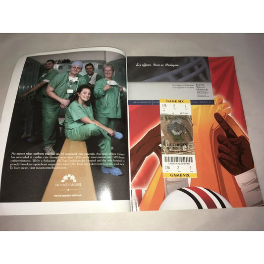 Vintage November 20, 2004 Sports Magazine- Ohio Stadium Ohio State VS Michigan - A+ Stuff