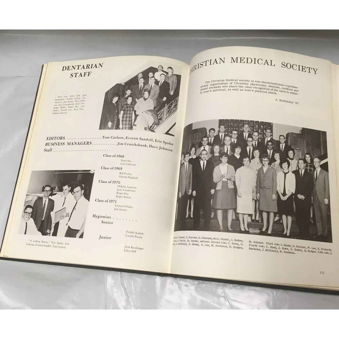 DENTARIAN 1968 Years of Transition UOM School of Dentistry Vol. IV Vintage Yearbook - A+ Stuff