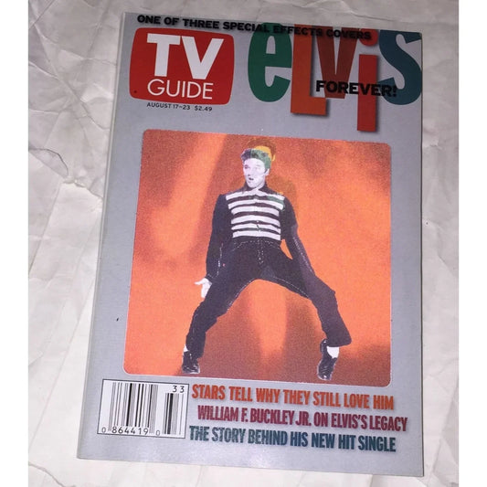 Elvis Presley Vintage 2002 TV Guide Paperback Book - A+ Stuff