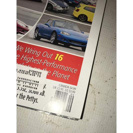 Car And Driver Fourgasm! Four Cylinder Tuner Shootout Vintage Sept. 2003 Magazine