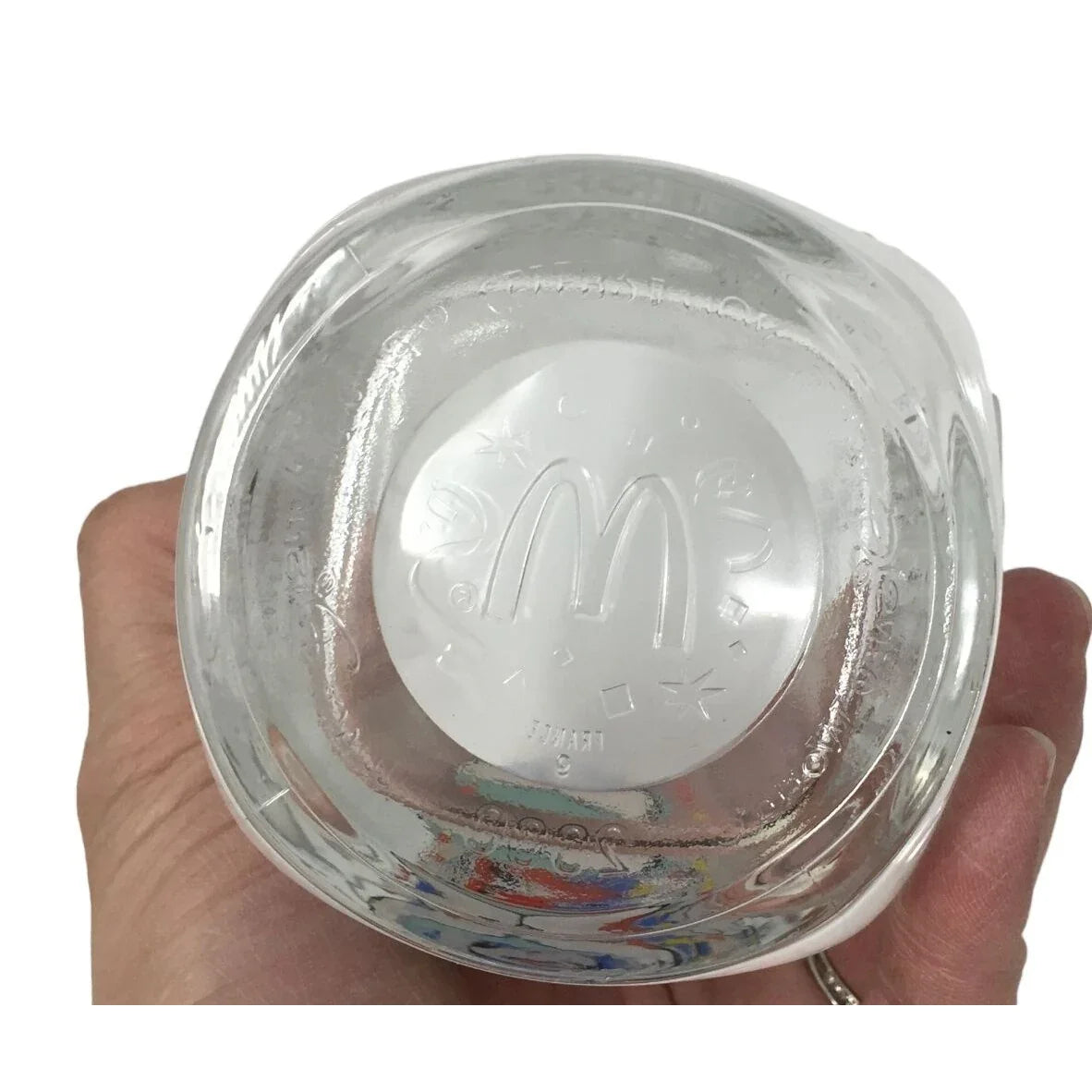 Vintage 2000 Walt Disney Fantasia Epcot McDonalds Square Mickey Glass - A+ Stuff