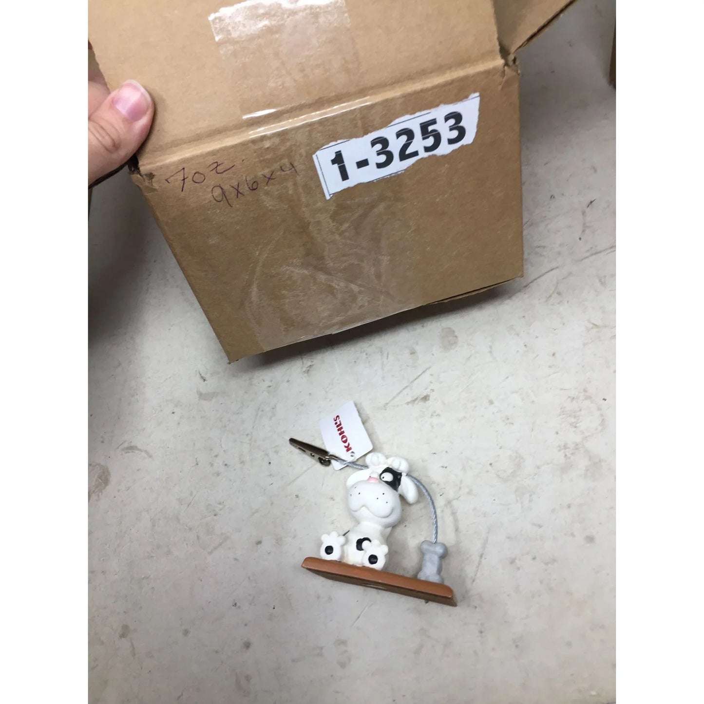Dalmatian Dog Figurine Paper Holder New w/ Tags - A+ Stuff