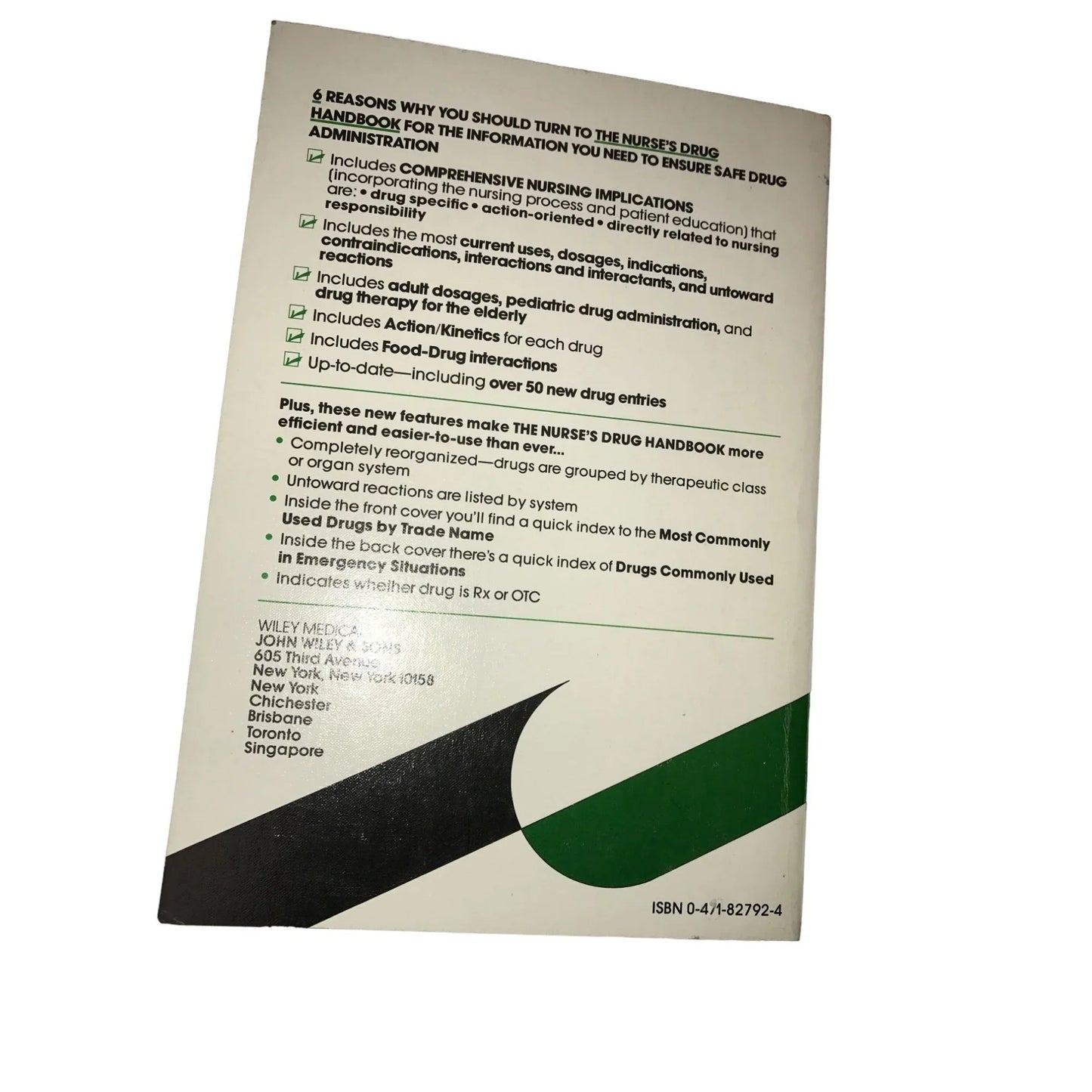 The Nurse's Drug Handbook 4th Edition by Suzanne Loebl/George Spratto - A+ Stuff