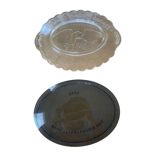 United States of America The Bicentennial Year 1976 Set of 2 (Plate and Charger Plate) A+ Stuff A+ Stuff