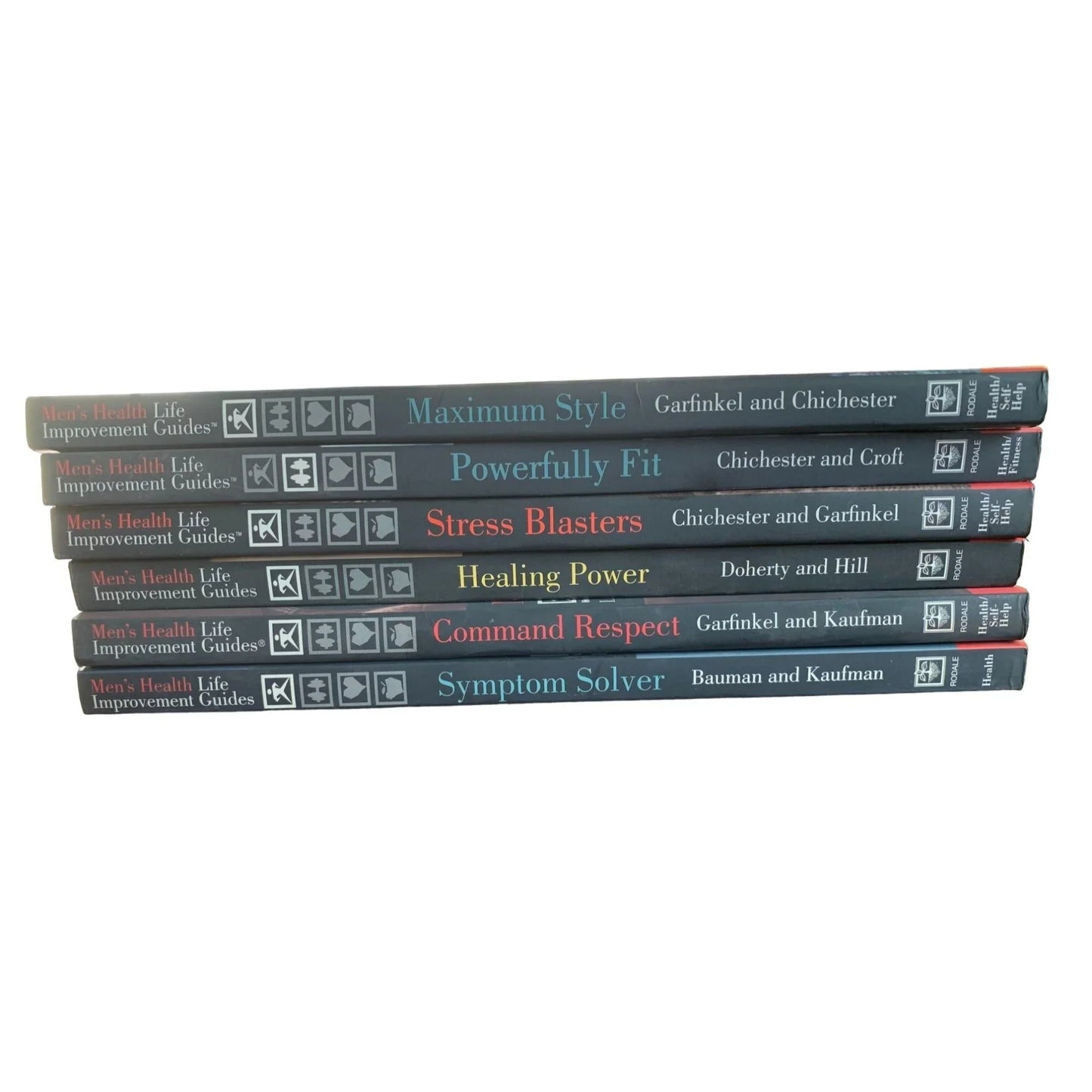 Men's Health Book Set Style, Stress, Fit, Healing, Respect, Health and Wellness for overall success, health well-being Men's Health A+ Stuff