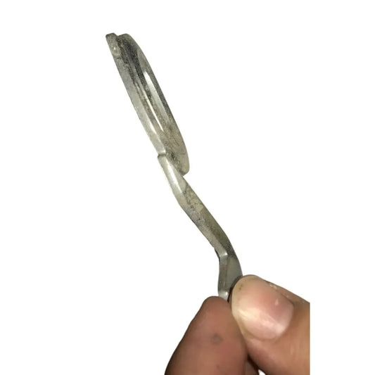 V6 Silver Auto Patch/Emblem- About 3 inches - A+ Stuff