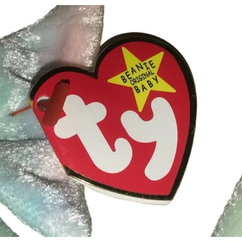 Vintage 1999 TY Beanie Original Baby Sea Horse Named Neon - A+ Stuff
