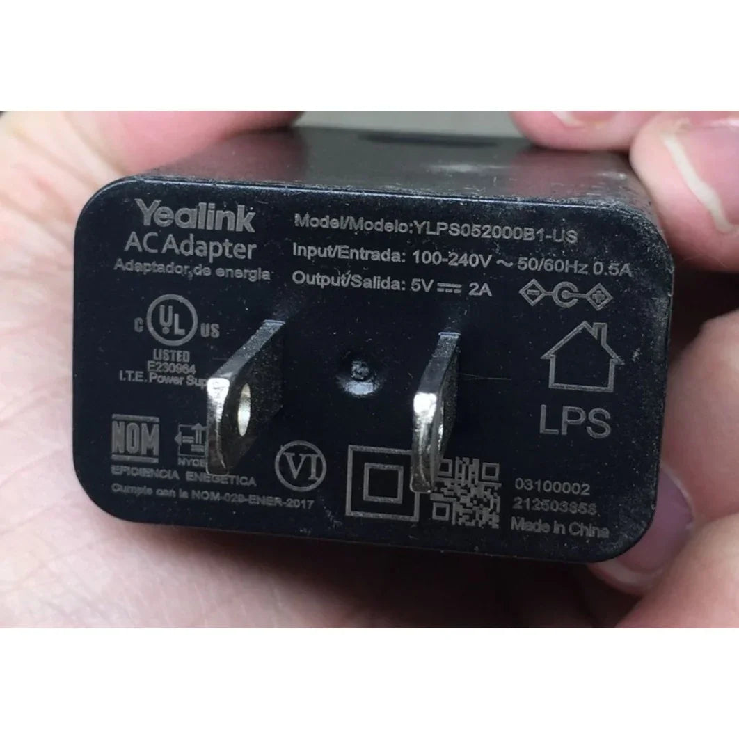 Yealink AC Adapter Model YLPSO52000B1-US 100- 240V - A+ Stuff