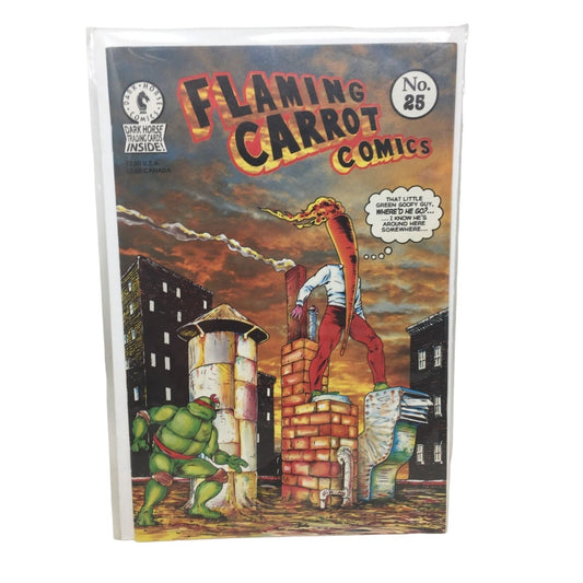 Flaming Carrot Comics #25 Teenage Mutant Ninja Turtles 1991 Dark Horse Comic
