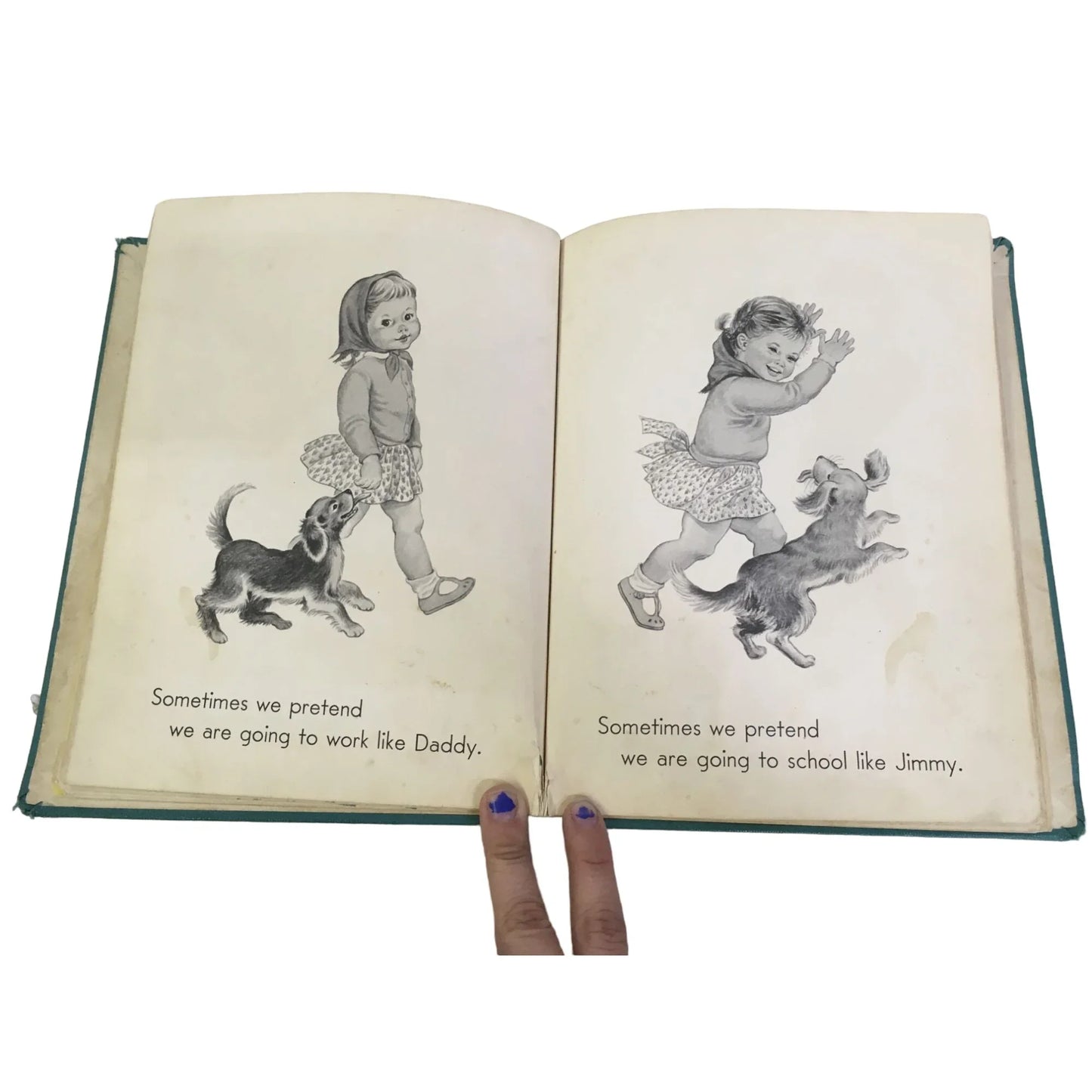 Where Are You Going Today? by Sharon Smith Koester Vintage Children's Book - A+ Stuff