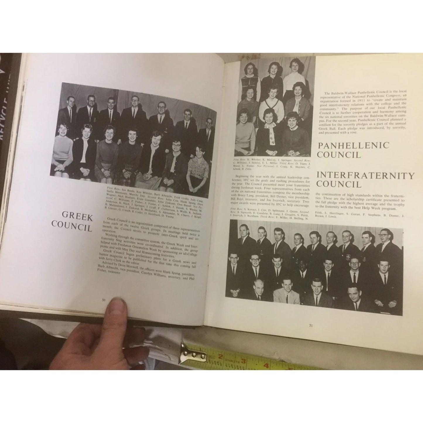 Vintage 1963 Baldwin-Wallace College Grindstone Yearbook - A+ Stuff