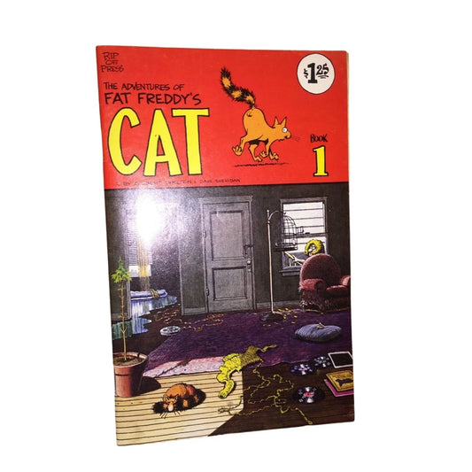 FAT FREDDY’S CAT #1 Vintage Comic book by Gilbert Shelton - A+ Stuff