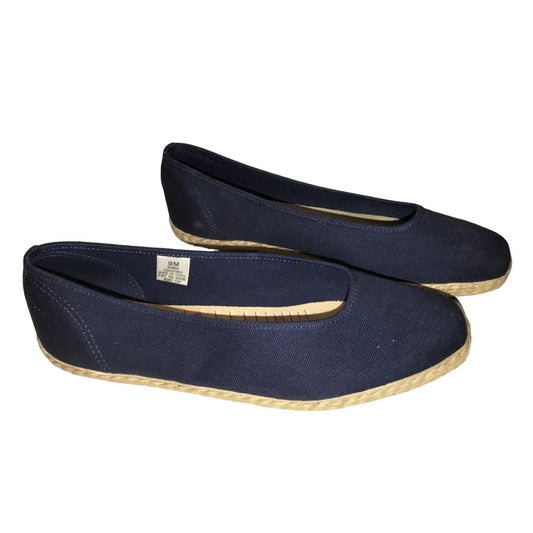 Vintage Liz Claiborne Comfort Espadrilles Flats - Navy Blue Liz Claiborne A+ Stuff