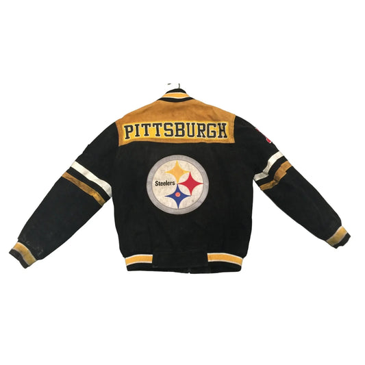 NFL Pittsburgh Steelers Men's Size Medium Full Zip Up Jacket - A+ Stuff