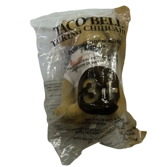 New/Sealed Taco Bell Talking Chihuahua- Works (Unsure what it says) - A+ Stuff
