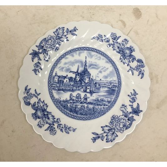 Vintage Tulip Time Bread Plate Made in England by Johnson Bros tulip time A+ Stuff