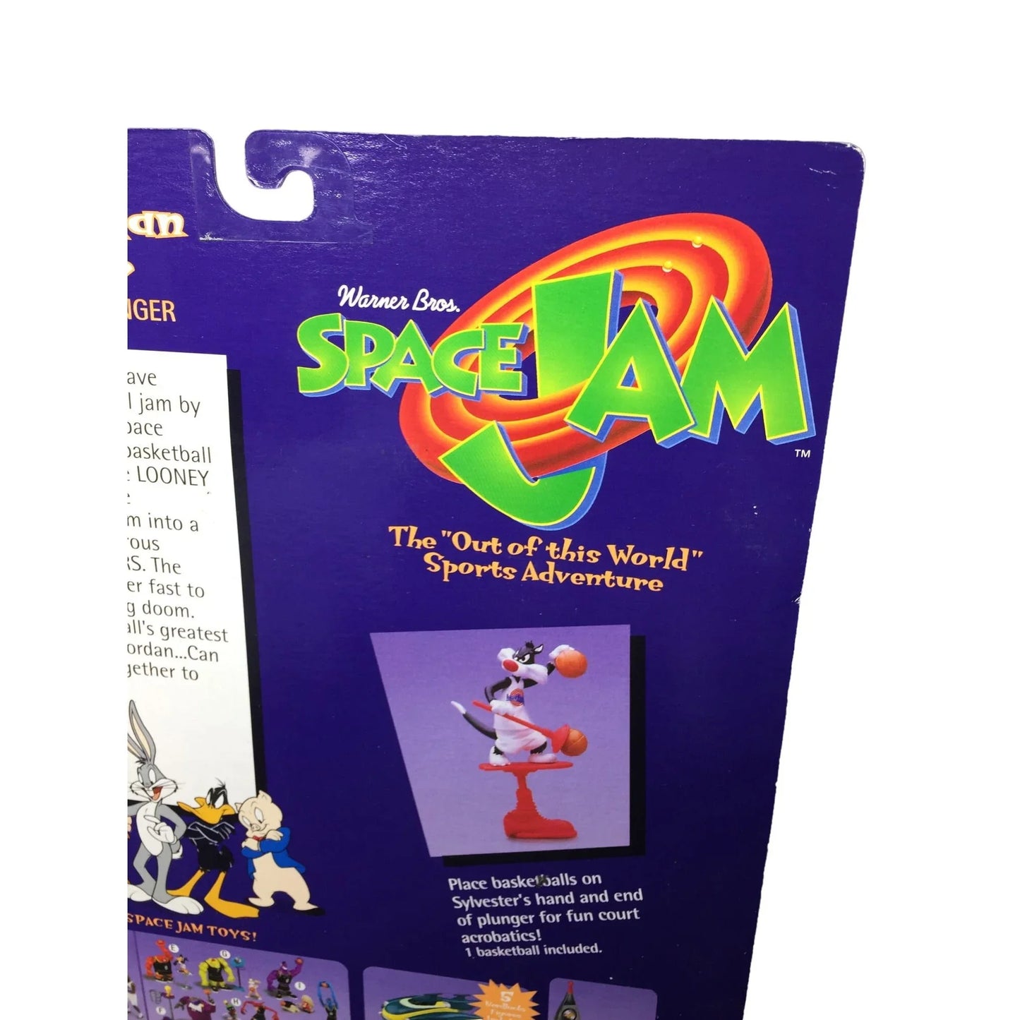 Vintage 1996 Space Jam Warner Bros Michael Jordan/Sylvester Action Figures warner bos A+ Stuff