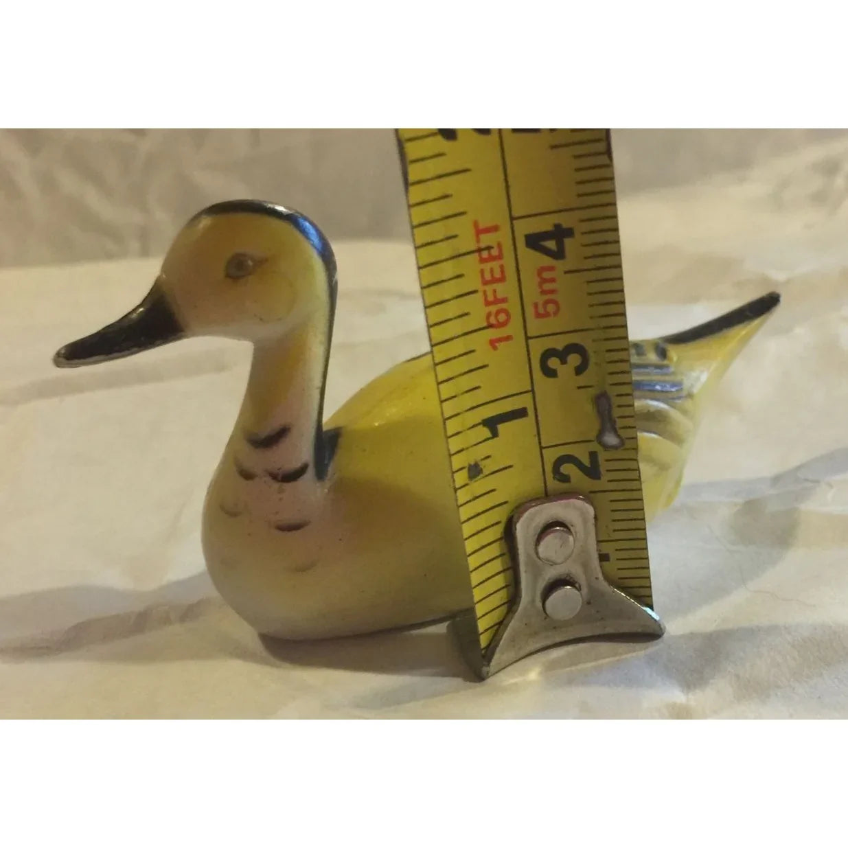 Vintage Yellow/Black Duck Pencil Sharpener Figurine - A+ Stuff