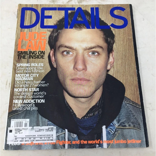 Details March 2001 Jude Law- Tom Munro- David Hochman- Adam Begley details A+ Stuff